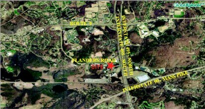 125 Flanders Rd, Westborough, MA - AERIAL map view