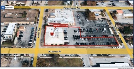 816 W Cannon St, Fort Worth, TX - AERIAL  map view - Image1