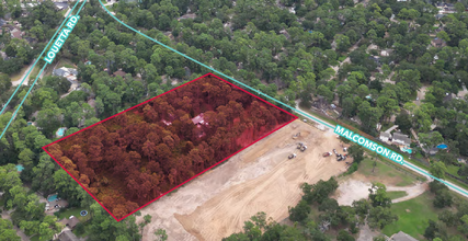 12334 Malcomson Rd, Houston, TX - aerial  map view