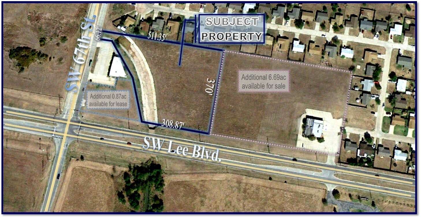 6500 SW Lee Blvd, Lawton, OK à vendre Aérien- Image 1 de 2