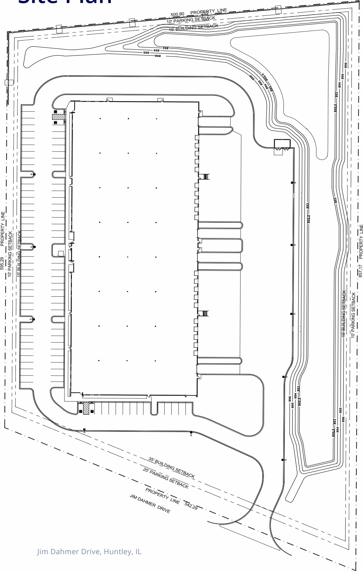 Jim Dahmer Dr, Huntley, IL for lease Site Plan- Image 1 of 1