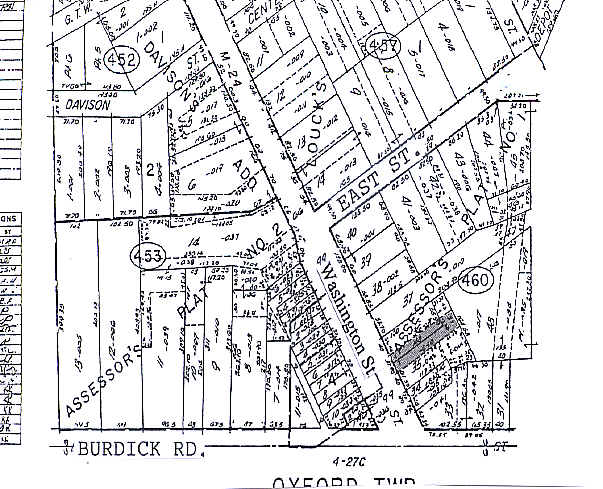 14 S Washington St, Oxford, MI à vendre - Plan cadastral - Image 2 de 3