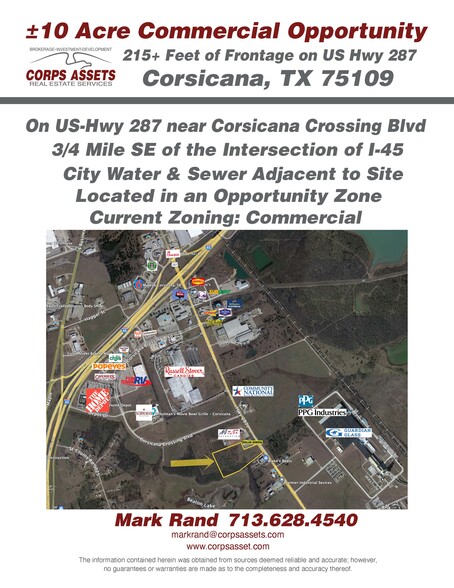 Land in Corsicana, TX for sale - Building Photo - Image 1 of 1