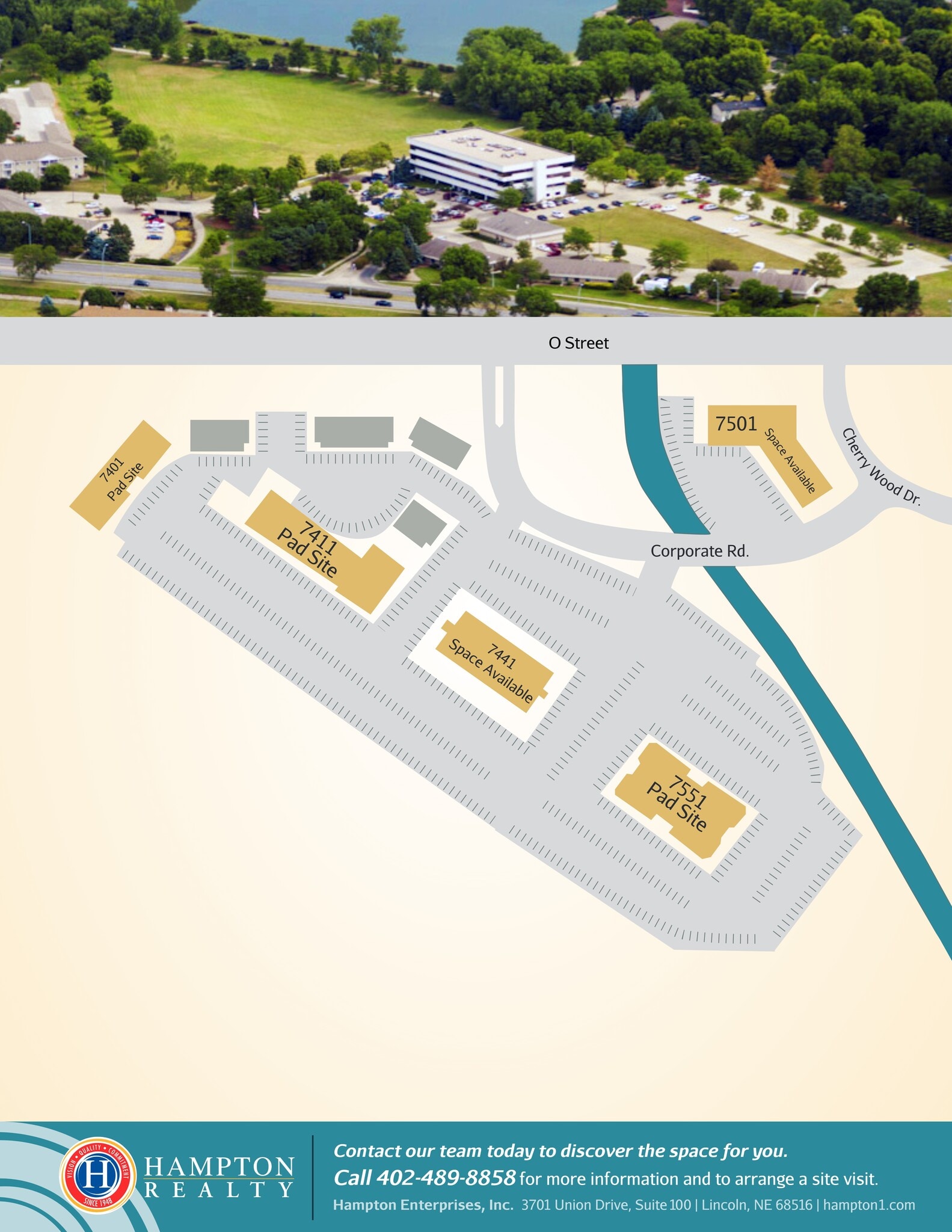 7551 O St, Lincoln, NE for lease Site Plan- Image 1 of 1