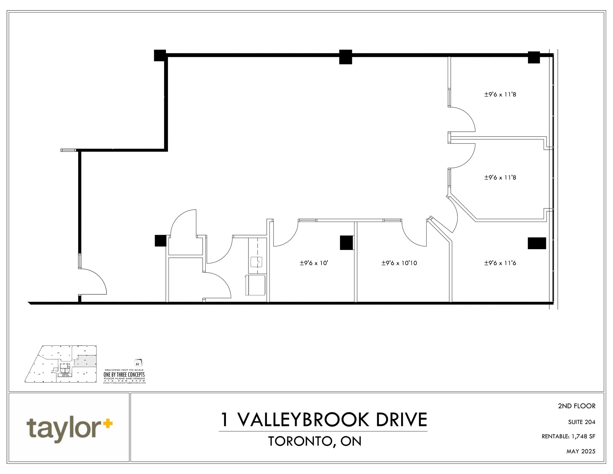 1 Valleybrook Dr, Toronto, ON à louer Plan de site- Image 1 de 1