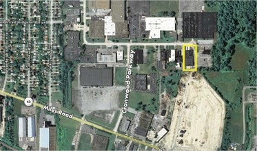 19200 Cranwood Pky, Warrensville Heights, OH - AERIAL map view