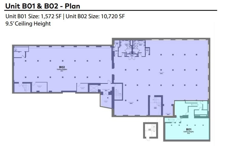 109-117 George St, Toronto, ON à louer Plan d’étage- Image 1 de 1