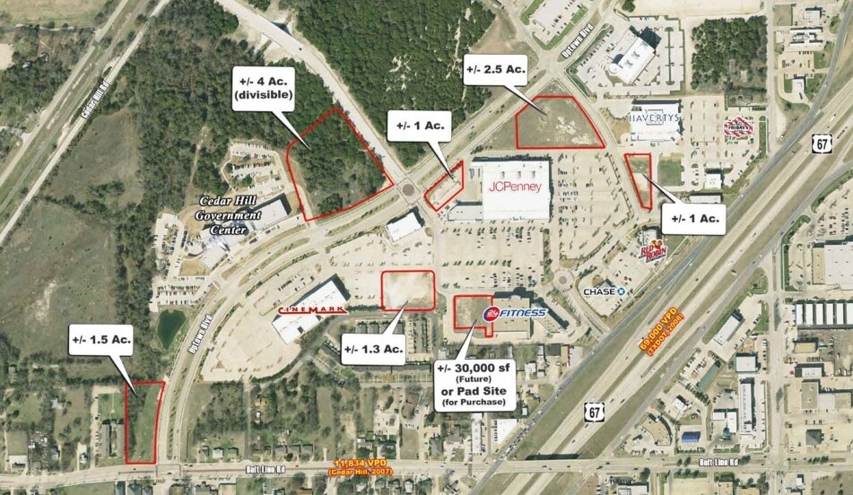 SWQ US-67 & FM1382, Cedar Hill, TX for sale Primary Photo- Image 1 of 5