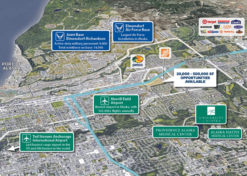 3101 Penland Pky, Anchorage, AK for lease - Aerial - Image 2 of 10