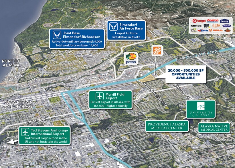 3101 Penland Pky, Anchorage, AK à louer - Aérien - Image 2 de 10