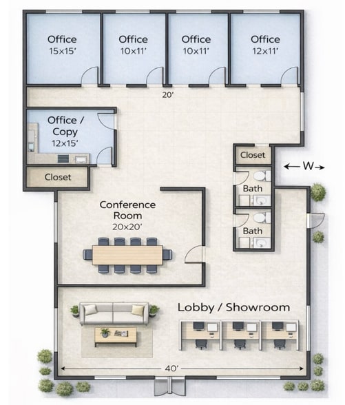 201 N Ann Arbor Ave, Oklahoma City, OK for lease - Typical Floor Plan - Image 3 of 15