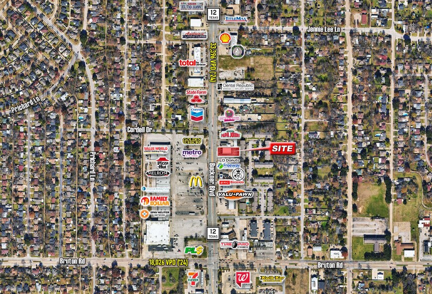 2244 S Buckner Blvd, Dallas, TX à vendre - Photo du bâtiment - Image 2 de 3