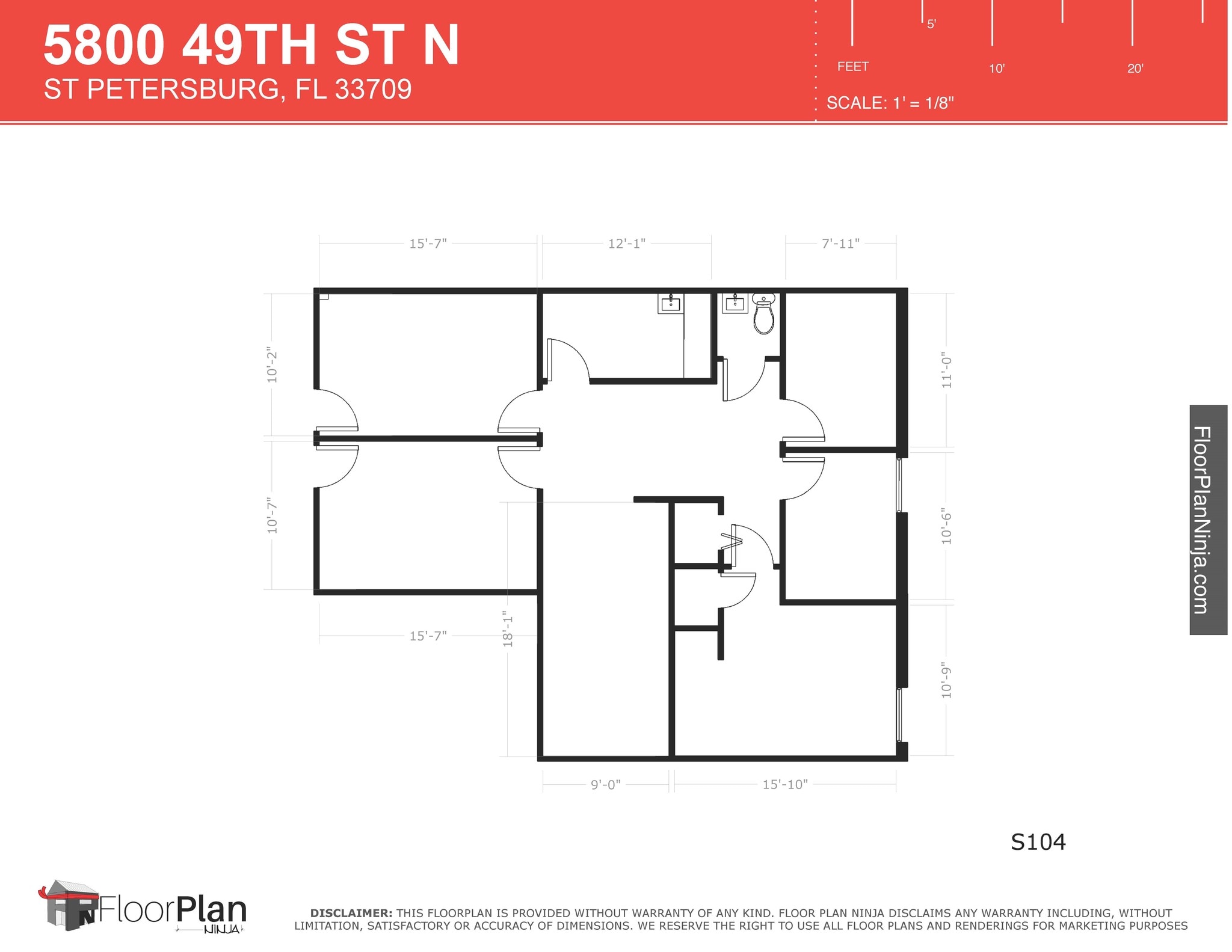 Northside Professional Complex, Saint Petersburg, FL for lease Site Plan- Image 1 of 1
