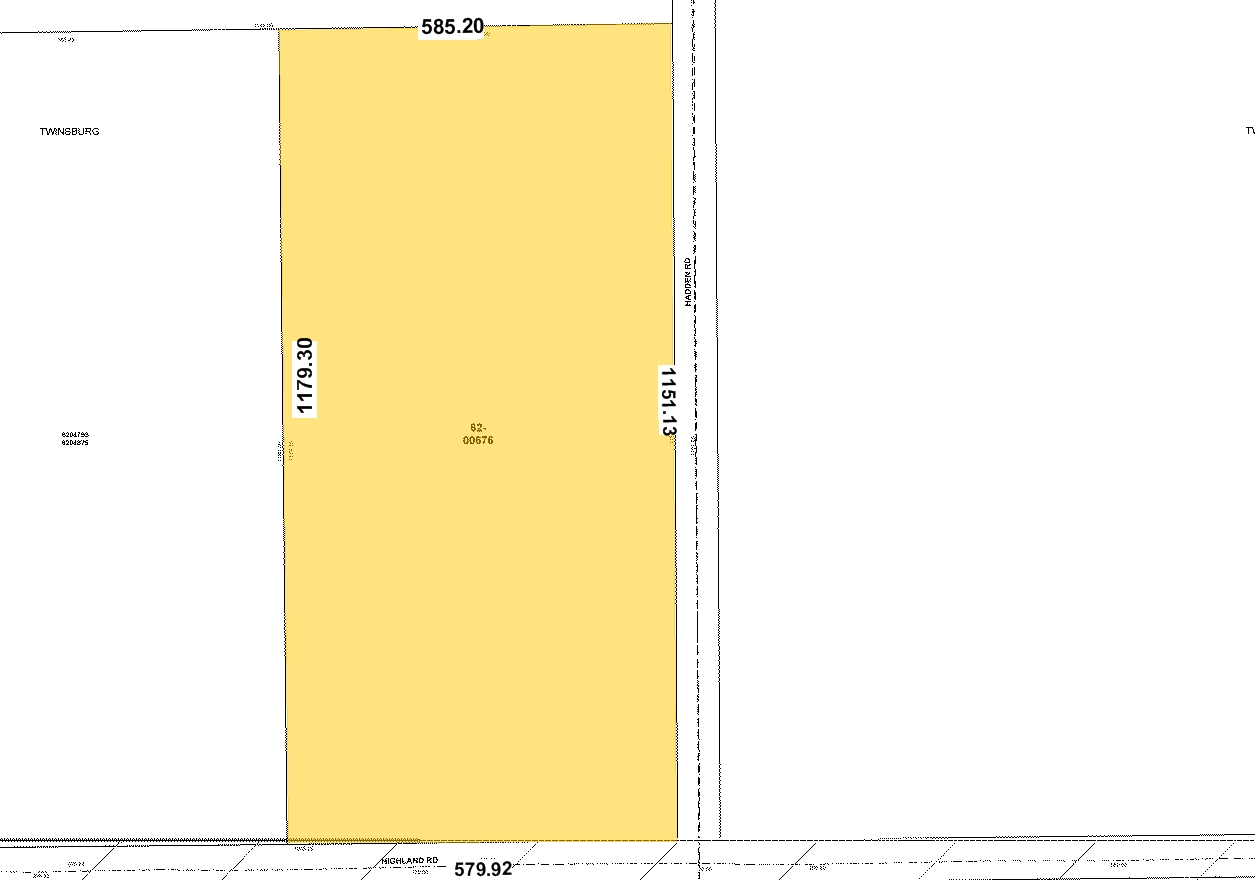 1933 Highland Rd, Twinsburg, OH for sale Plat Map- Image 1 of 1