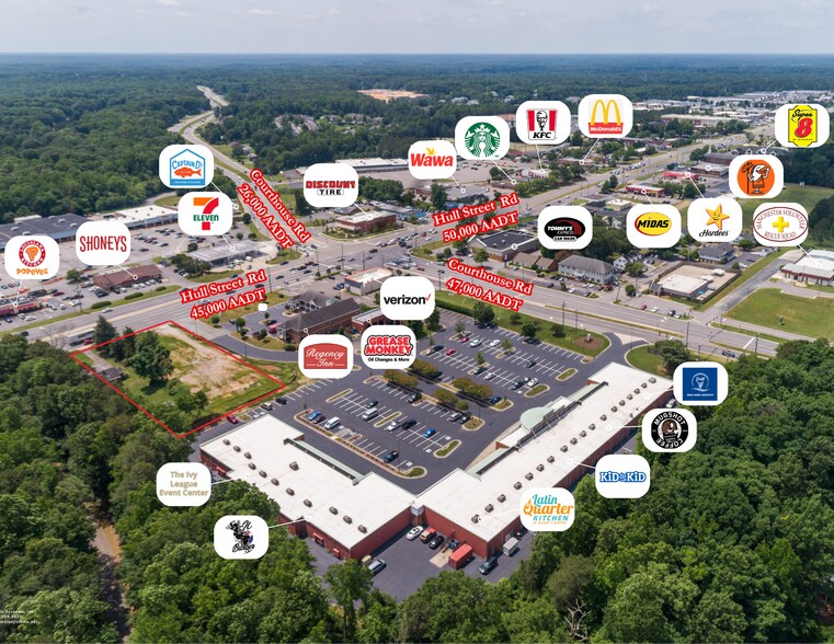 10000 Hull Street Rd, Richmond, VA à vendre - Aérien - Image 2 de 5