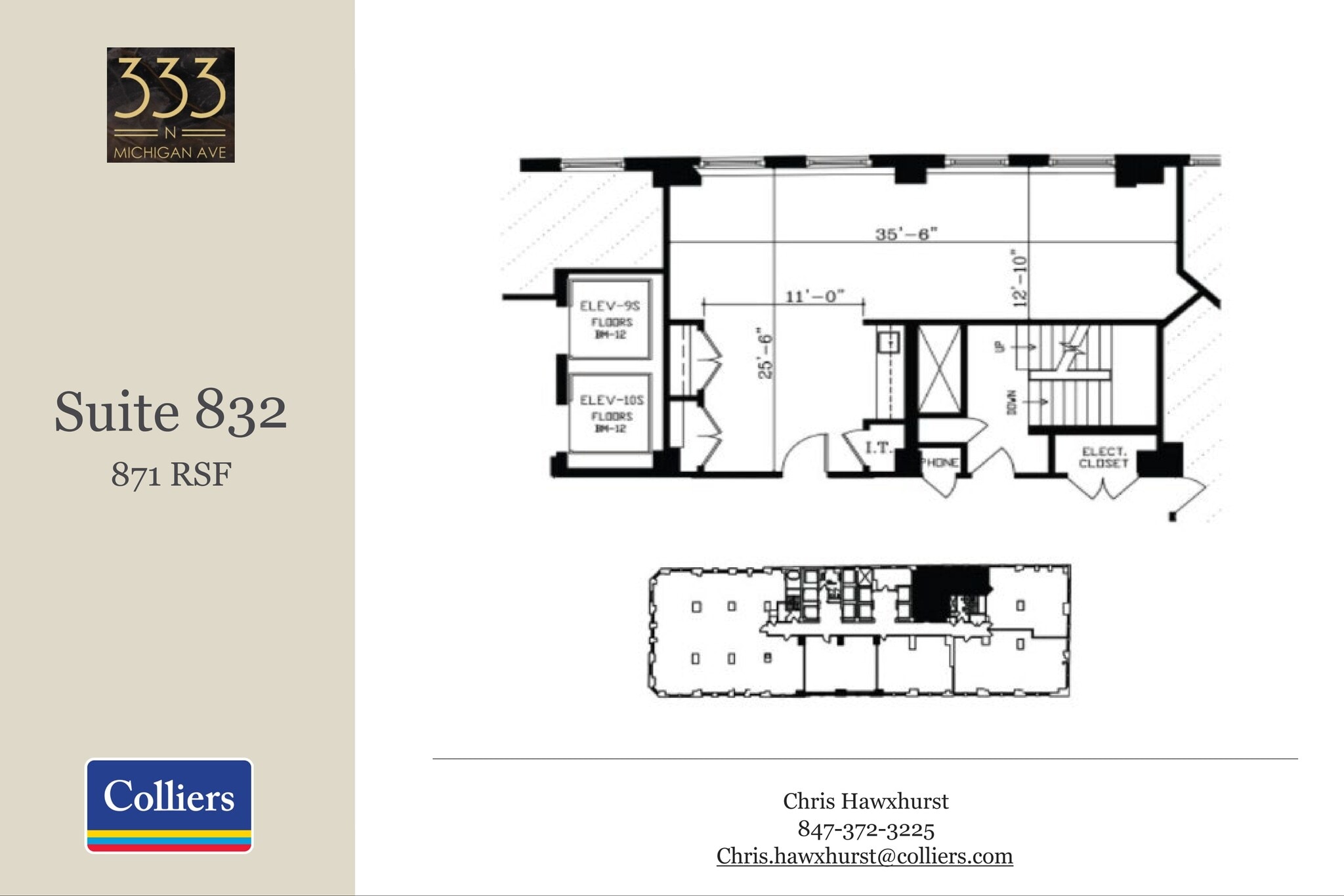 333 N Michigan Ave, Chicago, IL for lease Floor Plan- Image 1 of 1
