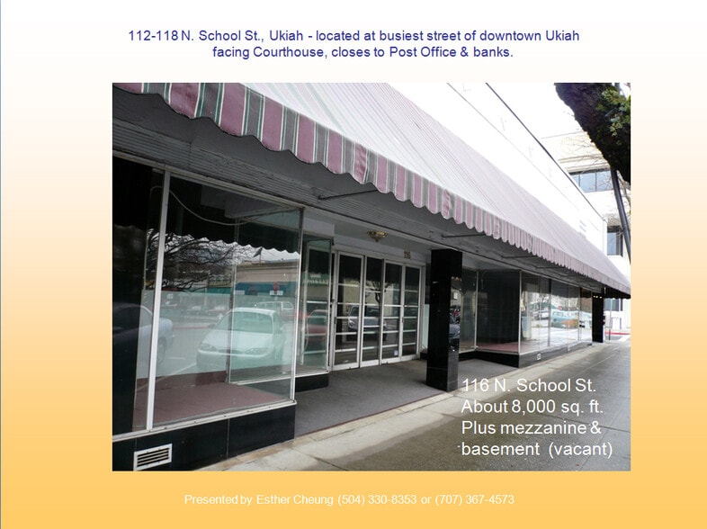 116 N School St, Ukiah, CA for lease - Building Photo - Image 1 of 6