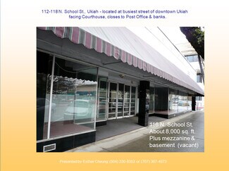 Plus de détails pour 116 N School St, Ukiah, CA - Commerce de détail à louer