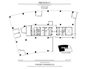 18111 Preston Rd, Dallas, TX à louer Plan de site- Image 1 de 1