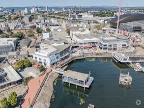 Mermaid Quay, Cardiff, VGL - Aérien Vue de la carte - Image1
