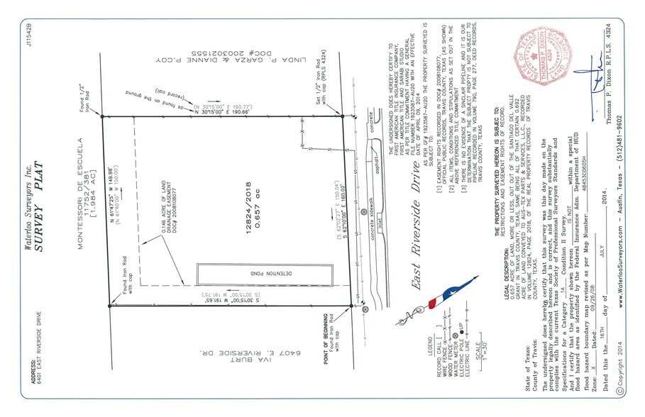 6401 E Riverside Dr, Austin, TX for sale - Plat Map - Image 2 of 5