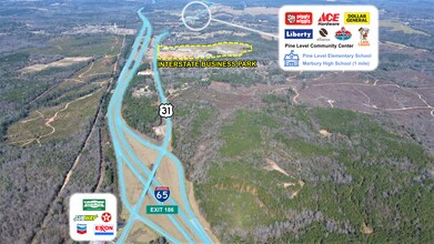 107 Jesse Samuel Hunt Blvd, Prattville, AL for lease Aerial- Image 2 of 8