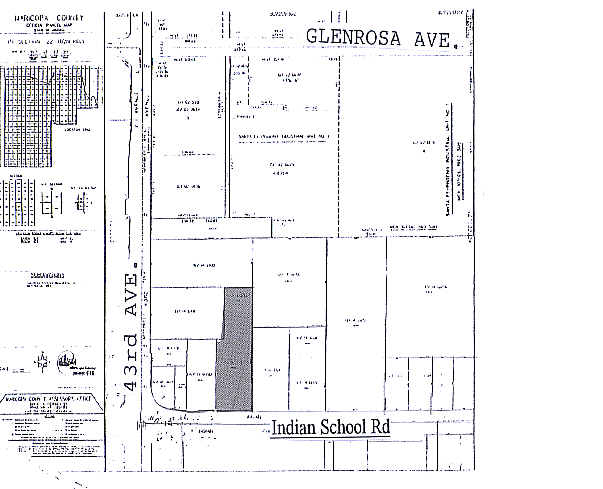 4232 W Indian School Rd, Phoenix, AZ à vendre - Plan cadastral - Image 2 de 6