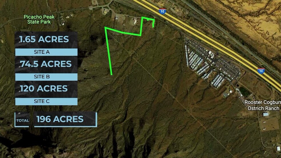 16465 Peak, Picacho, AZ à vendre - Vidéo sur l’inscription commerciale - Image 2 de 20