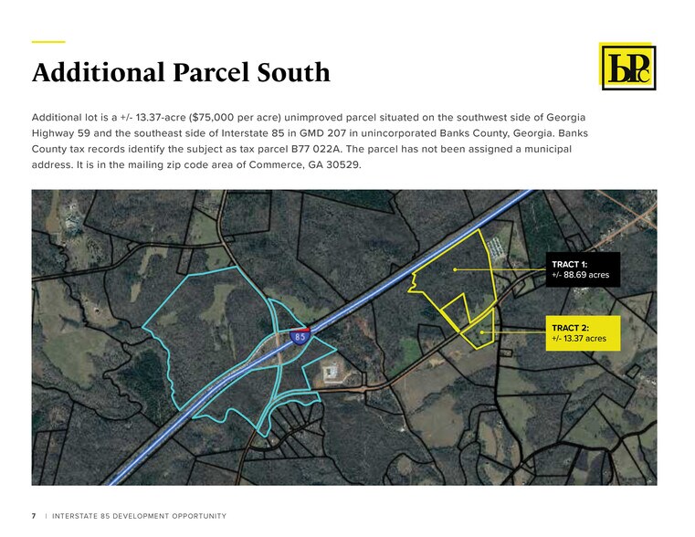 0 Interstate 85, Commerce, GA à vendre - Photo principale - Image 2 de 5