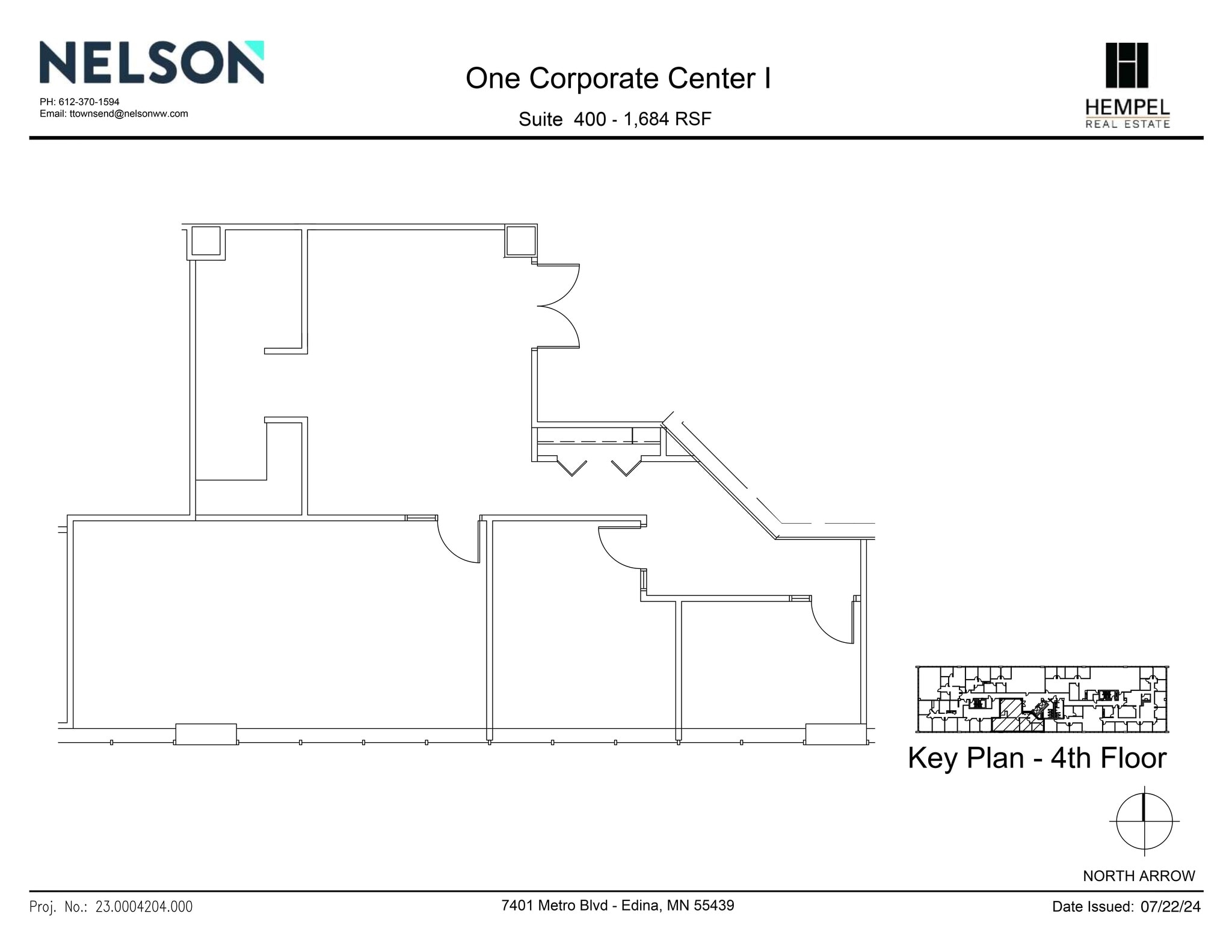 7401 Metro Blvd, Edina, MN for lease Site Plan- Image 1 of 1