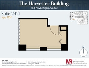 180 N Michigan Ave, Chicago, IL à louer Plan d’étage- Image 1 de 3