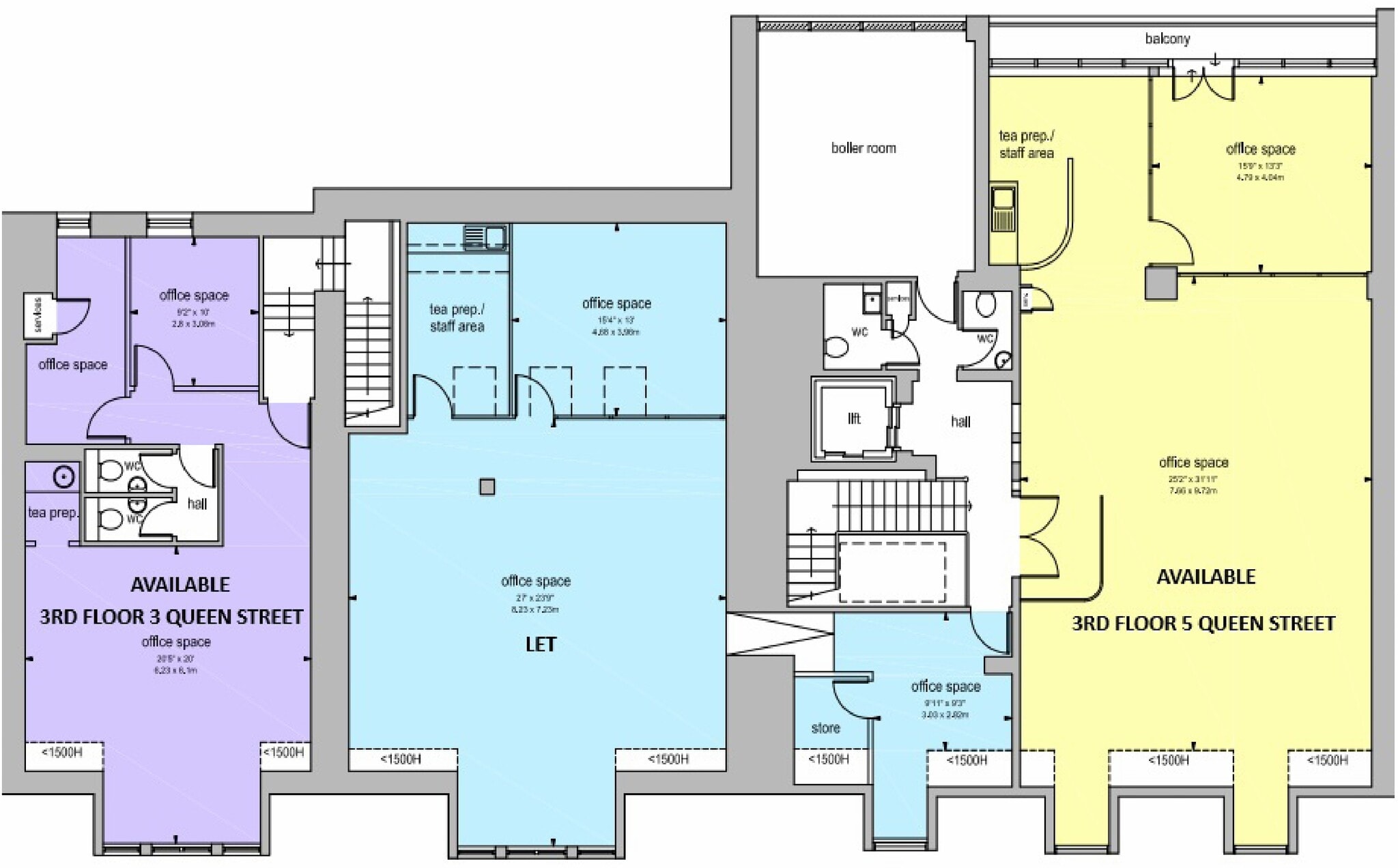 3-5 Queen St, Edinburgh for lease Floor Plan- Image 1 of 13