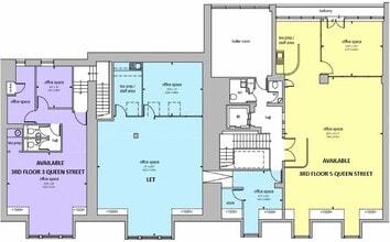 3-5 Queen St, Edinburgh for lease Floor Plan- Image 1 of 13
