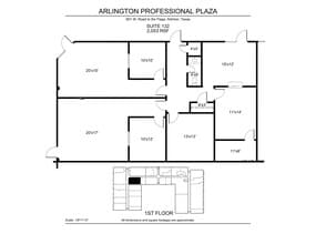 801 W Road To Six Flags, Arlington, TX for lease Floor Plan- Image 1 of 1