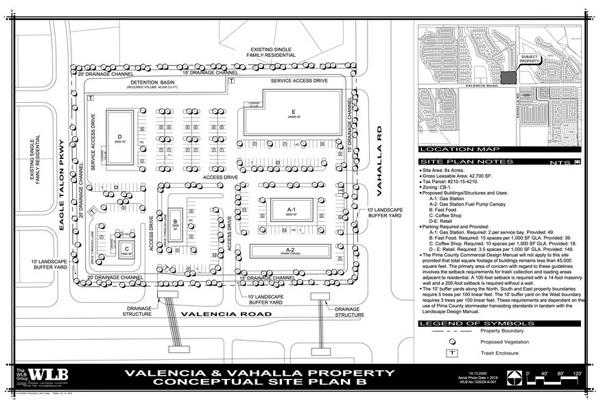 7800 Valencia Road, Tucson, AZ à vendre - Plan de site - Image 2 de 3