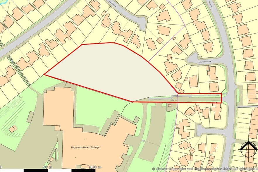 7 Penland Close, Haywards Heath à vendre - Plan cadastral - Image 3 de 3