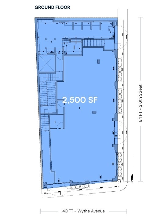 63 S 6th St, Brooklyn, NY for lease Floor Plan- Image 1 of 3