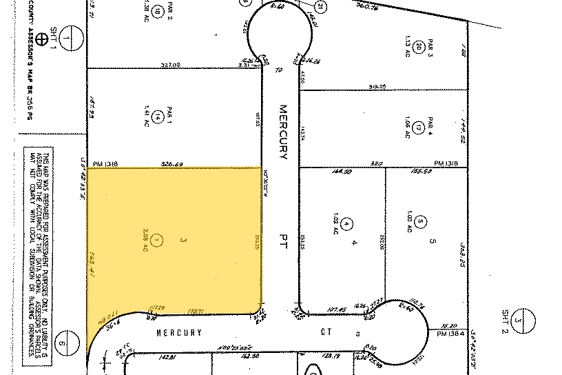 8128 Mercury Ct, San Diego, CA for sale - Plat Map - Image 3 of 3