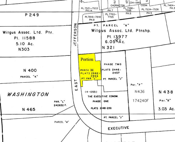 6301-6311 Executive Blvd, Rockville, MD à vendre - Plan cadastral - Image 2 de 7