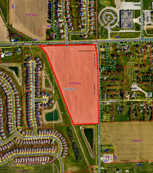 200 South, Columbus, IN à vendre - Aérien - Image 1 de 1