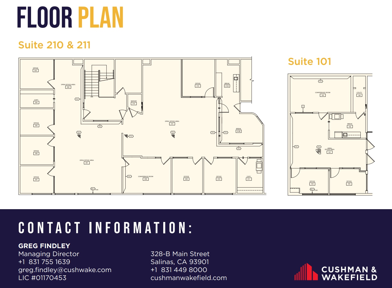1093 S Main St, Salinas, CA for lease Floor Plan- Image 1 of 1