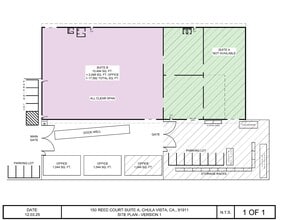 150 Reed Ct, Chula Vista, CA for lease Floor Plan- Image 1 of 2