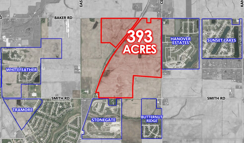 Cedar Rd, Manhattan, IL for sale - Aerial - Image 1 of 5