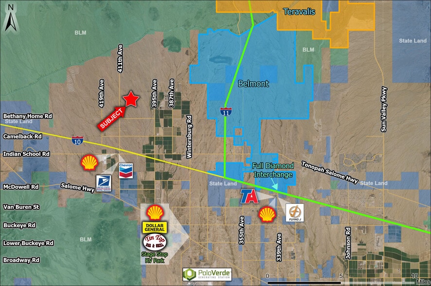 403rd Ave & Orangewood Ave, Tonopah, AZ for sale - Aerial - Image 3 of 3