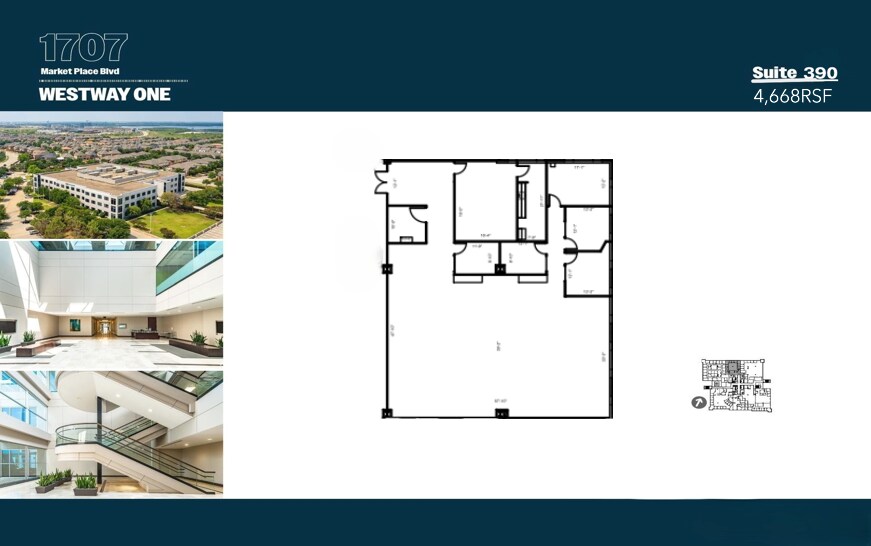 1707 Market Place Blvd, Irving, TX à vendre Plan d’étage- Image 1 de 1