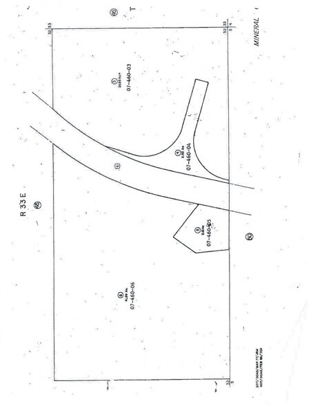 Highway 6, Coaldale, NV à vendre - Plan cadastral - Image 2 de 2