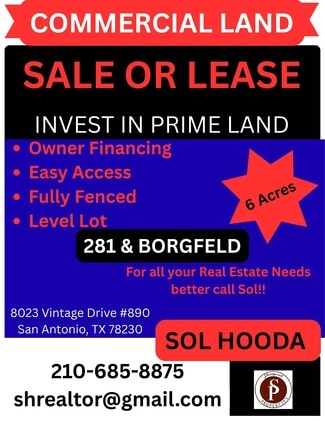 Plus de détails pour 28140 US Highway 281 N, San Antonio, TX - Terrain à vendre