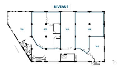 400 Av Atlantic, Montréal, QC à louer Plan d’étage- Image 1 de 1