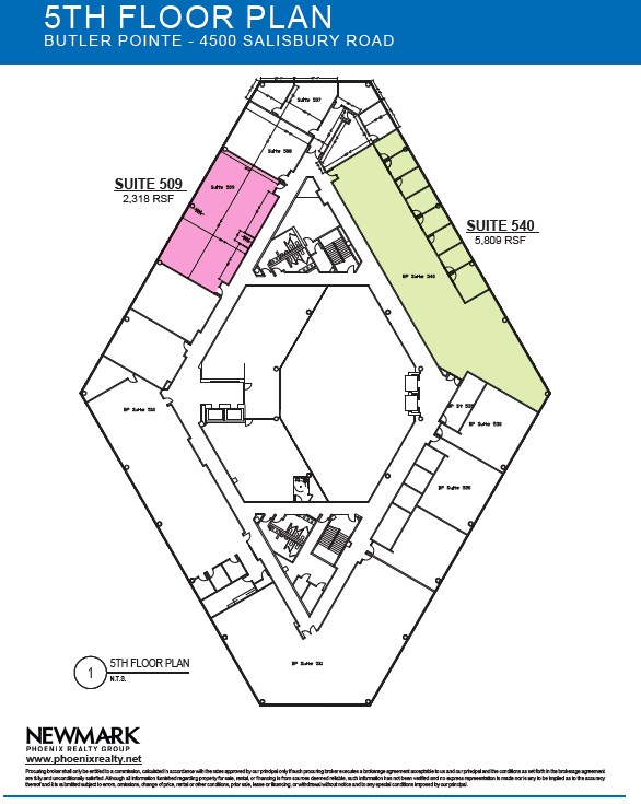 4500 Salisbury Rd, Jacksonville, FL à louer Plan d’étage- Image 1 de 1