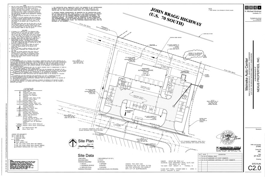 2940 S Rutherford Blvd, Murfreesboro, TN for sale - Site Plan - Image 3 of 3